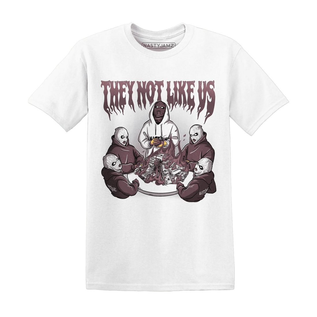 NastyJamz-Burgundy-Crush-3s-T-Shirt-Match-They-Not-Like-Us