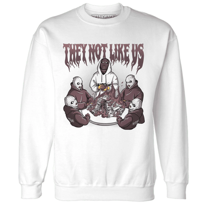 NastyJamz-Burgundy-Crush-3s-Sweatshirt-Match-They-Not-Like-Us