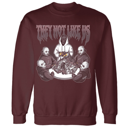 NastyJamz-Burgundy-Crush-3s-Sweatshirt-Match-They-Not-Like-Us