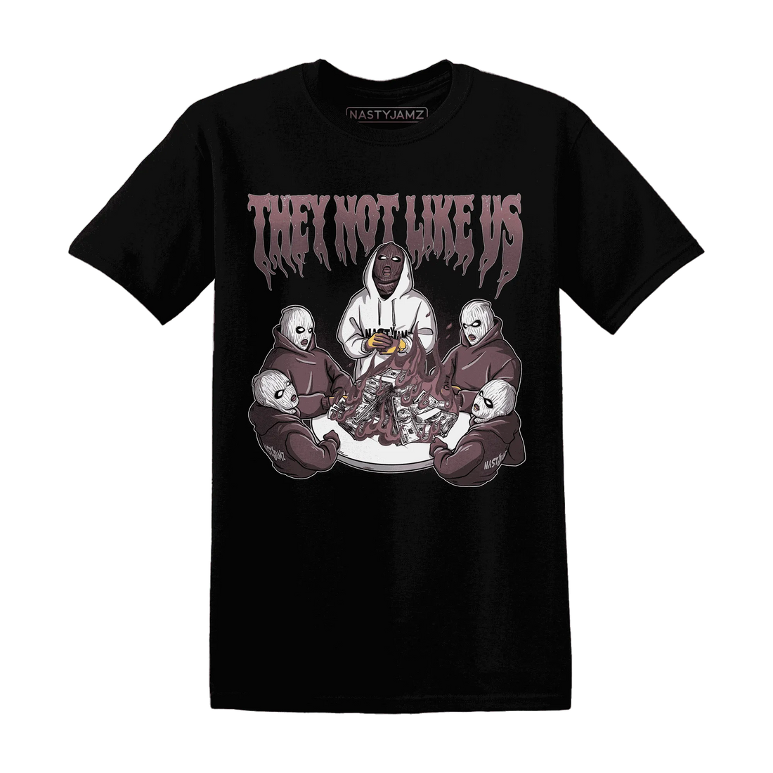 NastyJamz-Burgundy-Crush-3s-T-Shirt-Match-They-Not-Like-Us