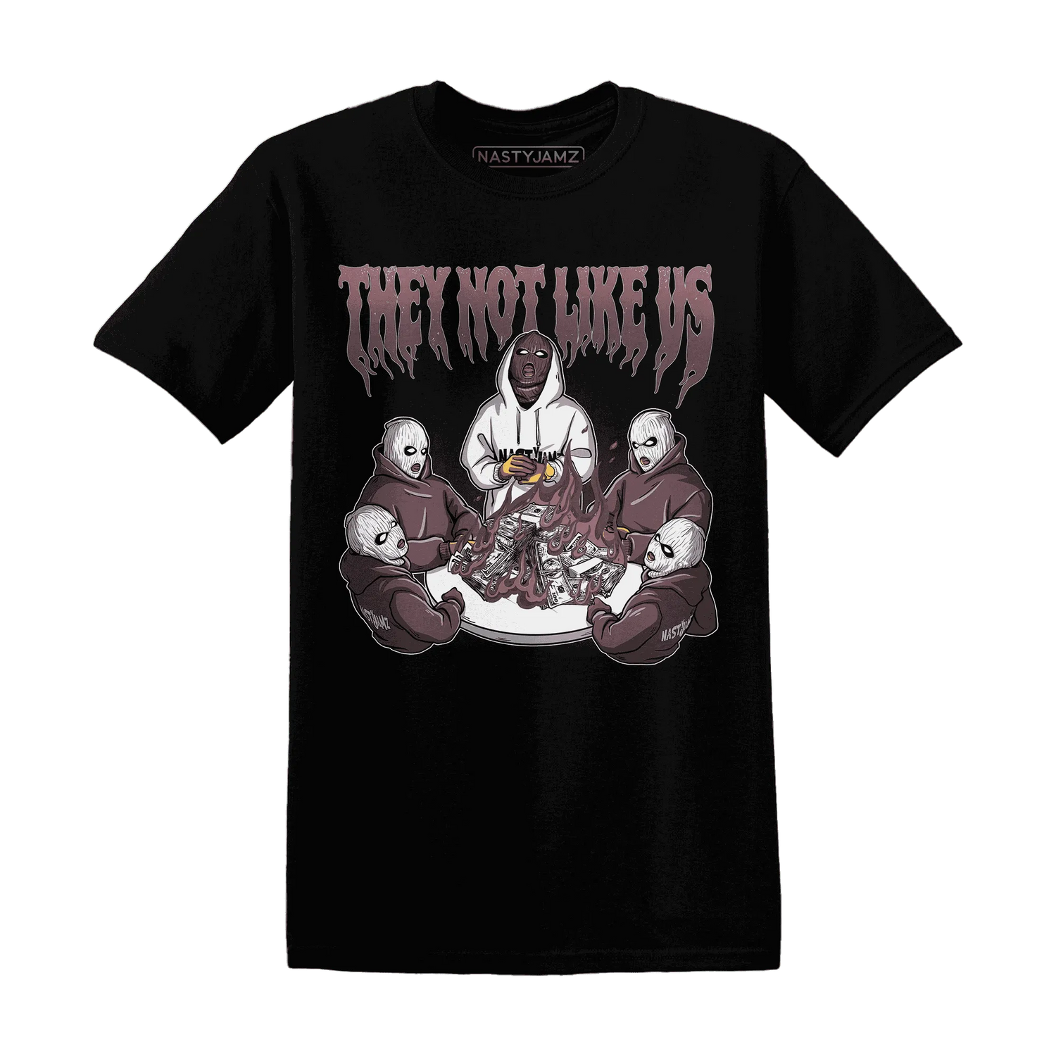 NastyJamz-Burgundy-Crush-3s-T-Shirt-Match-They-Not-Like-Us