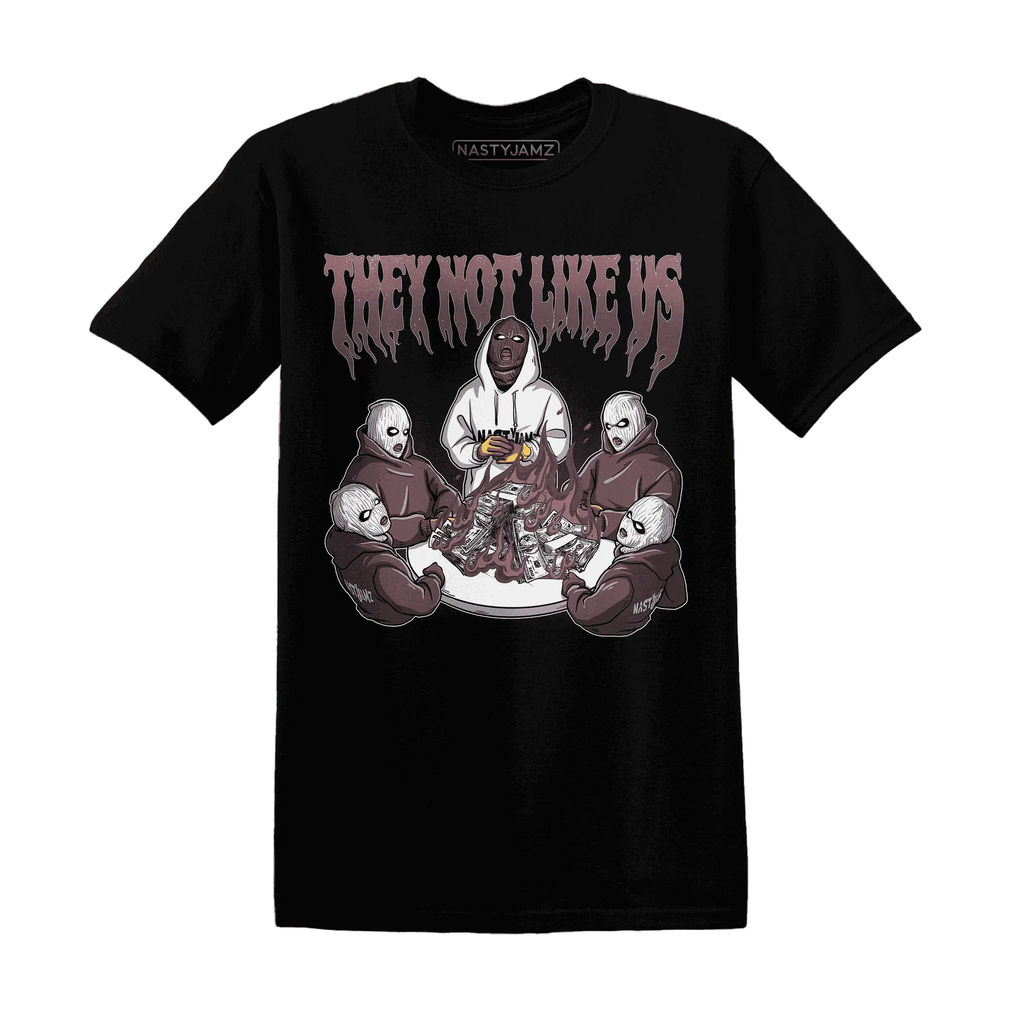 NastyJamz-Burgundy-Crush-3s-T-Shirt-Match-They-Not-Like-Us