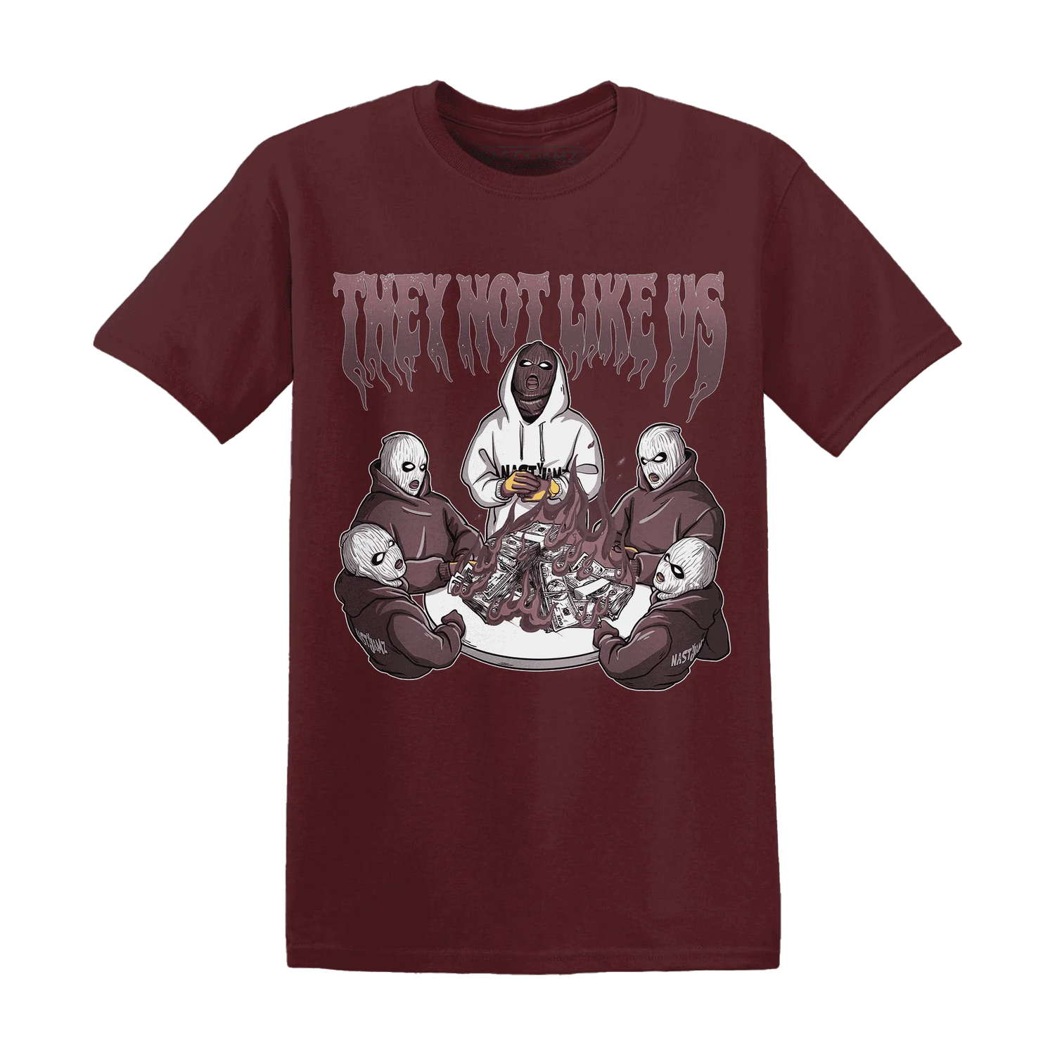 NastyJamz-Burgundy-Crush-3s-T-Shirt-Match-They-Not-Like-Us