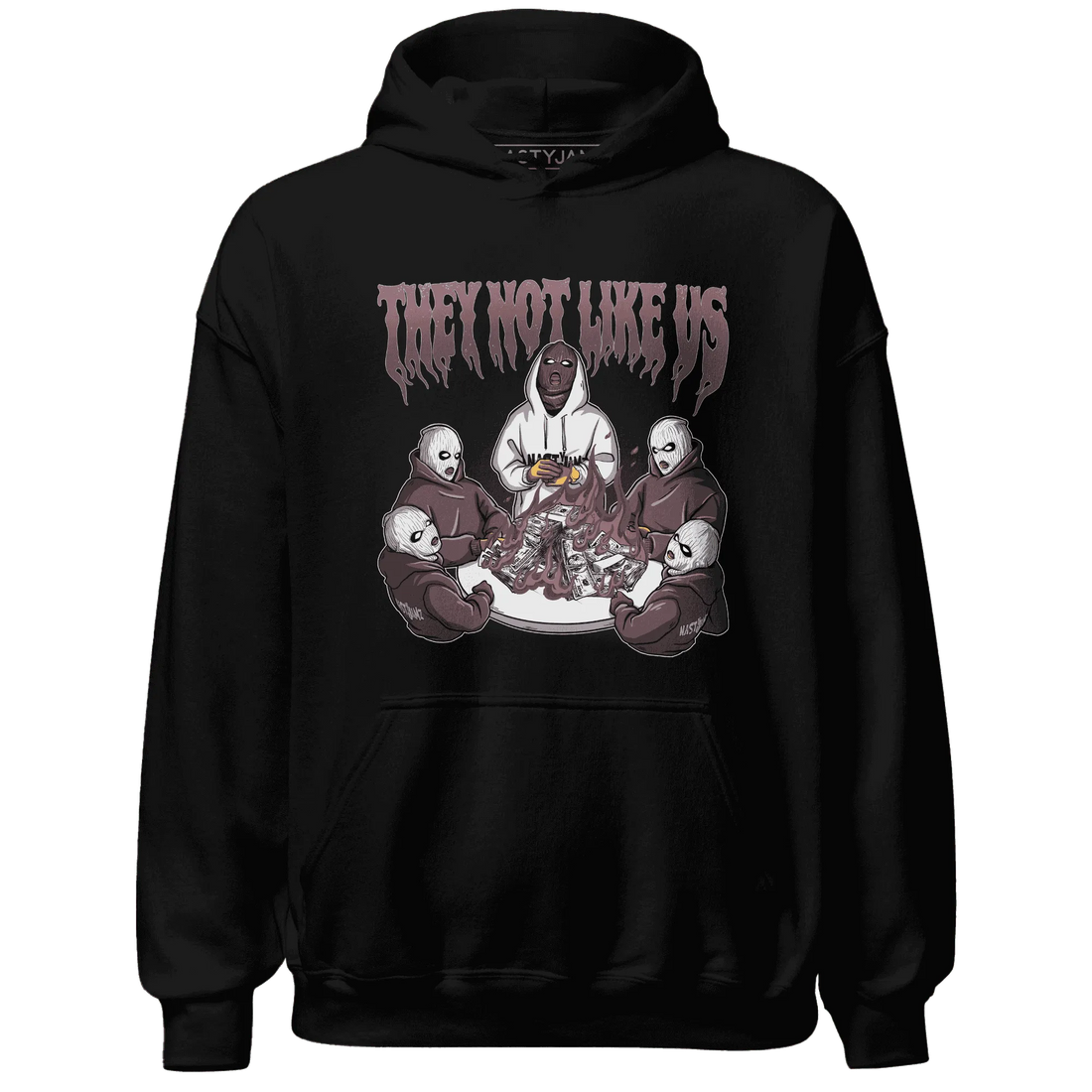 NastyJamz-Burgundy-Crush-3s-Hoodie-Match-They-Not-Like-Us