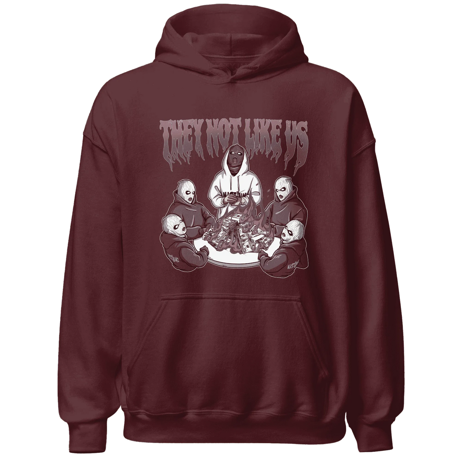 NastyJamz-Burgundy-Crush-3s-Hoodie-Match-They-Not-Like-Us