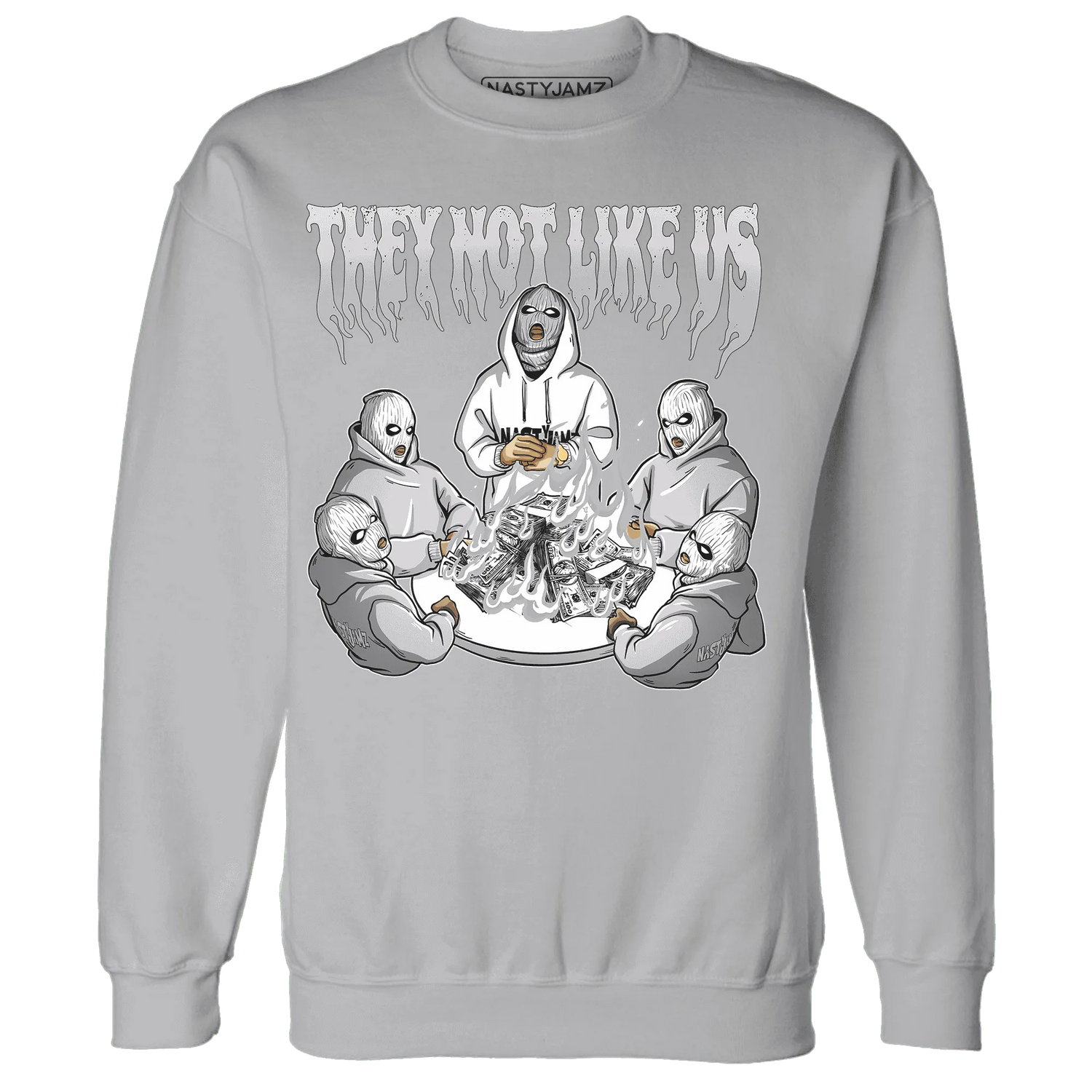 NastyJamz-Cement-Grey-3s-Sweatshirt-Match-They-Not-Like-Us