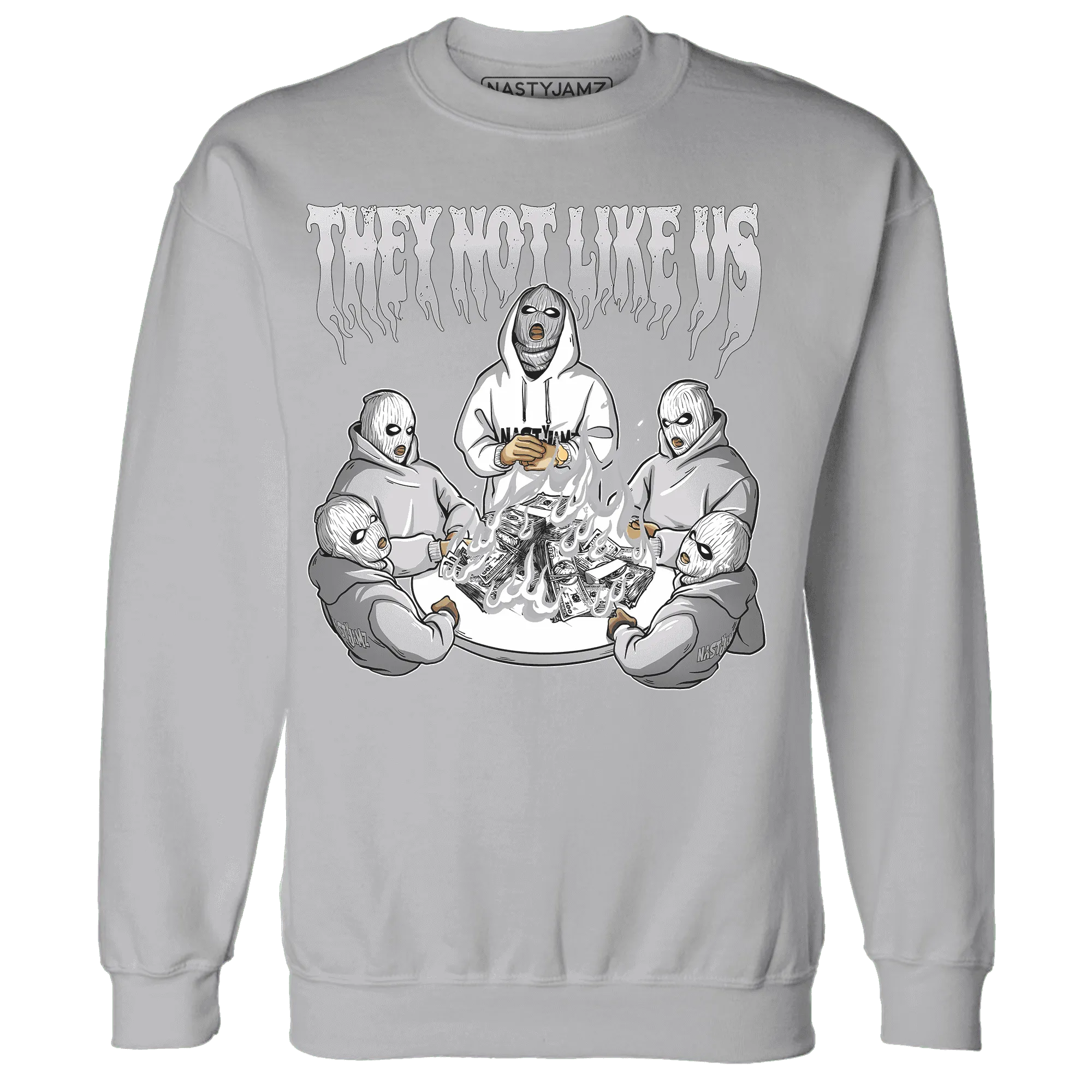 NastyJamz-Cement-Grey-3s-Sweatshirt-Match-They-Not-Like-Us
