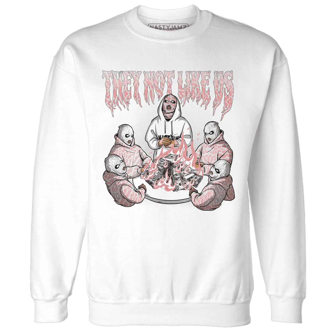 NastyJamz-Red-Stardust-3s-Sweatshirt-Match-They-Not-Like-Us