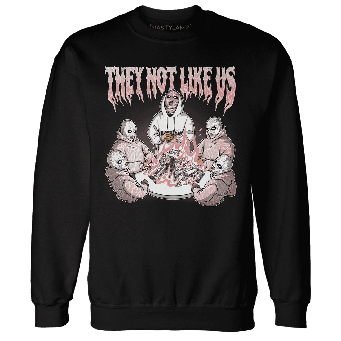 NastyJamz-Red-Stardust-3s-Sweatshirt-Match-They-Not-Like-Us