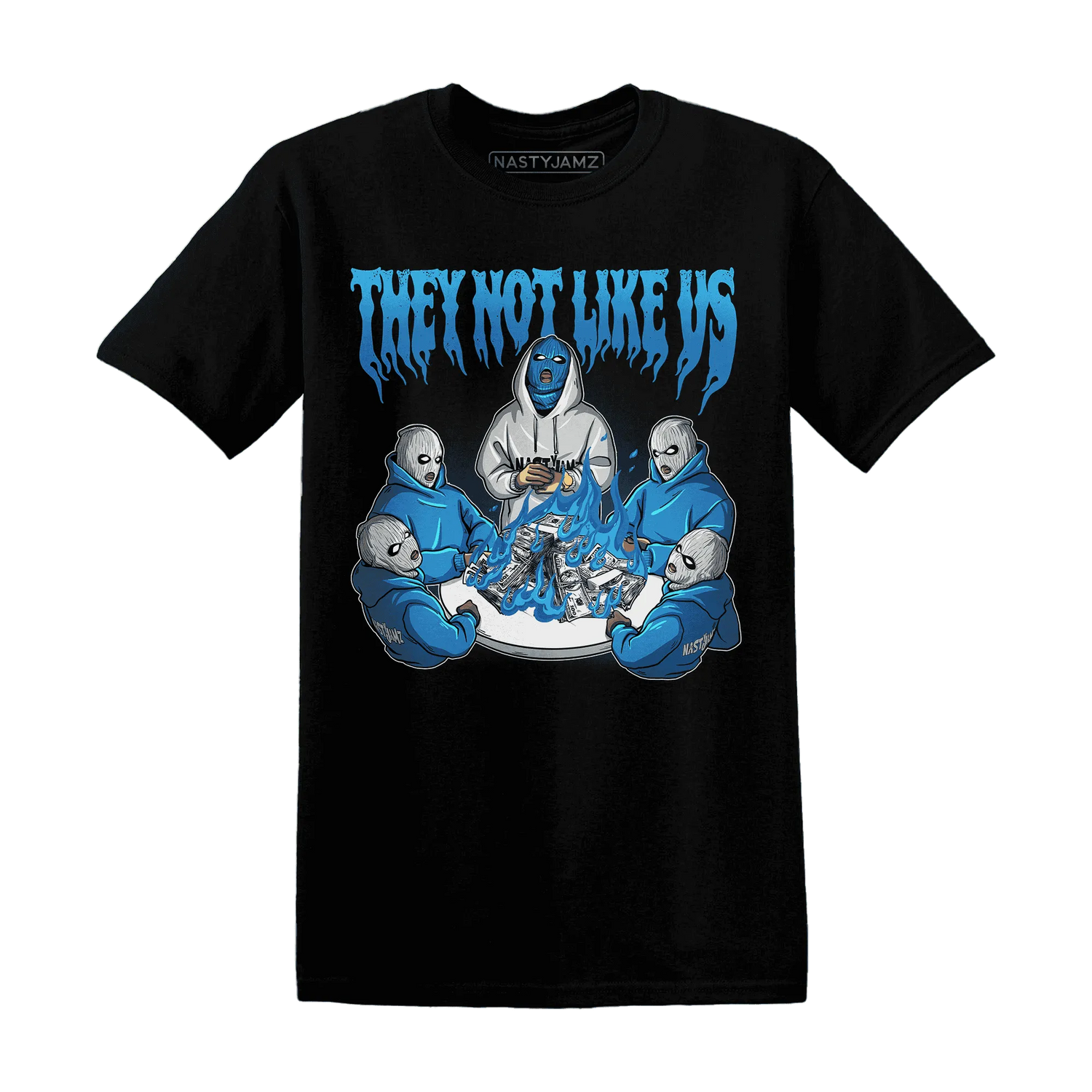 NastyJamz-Industrial-Blue-4s-T-Shirt-Match-They-Not-Like-Us