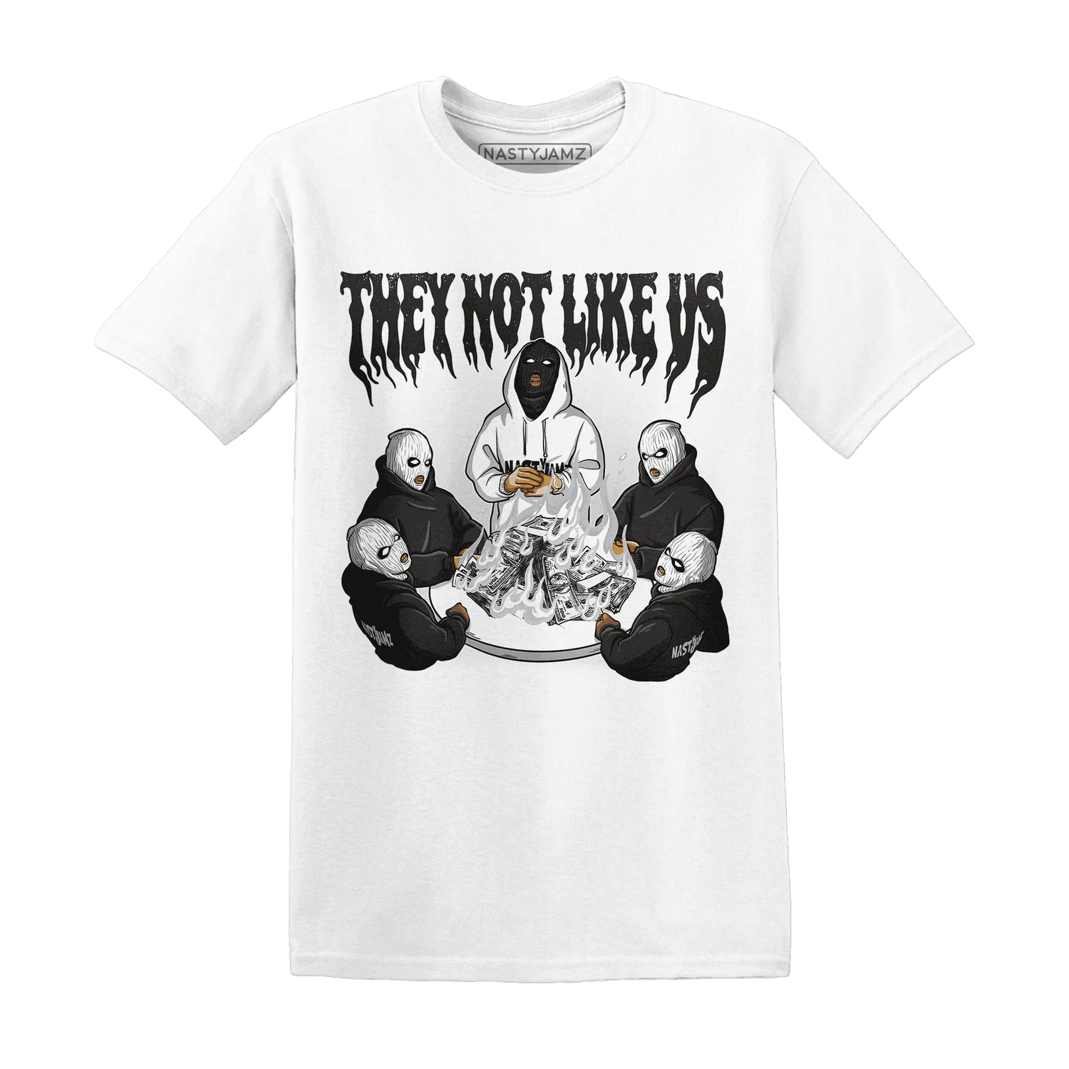 NastyJamz-White-Thunder-4s-T-Shirt-Match-They-Not-Like-Us