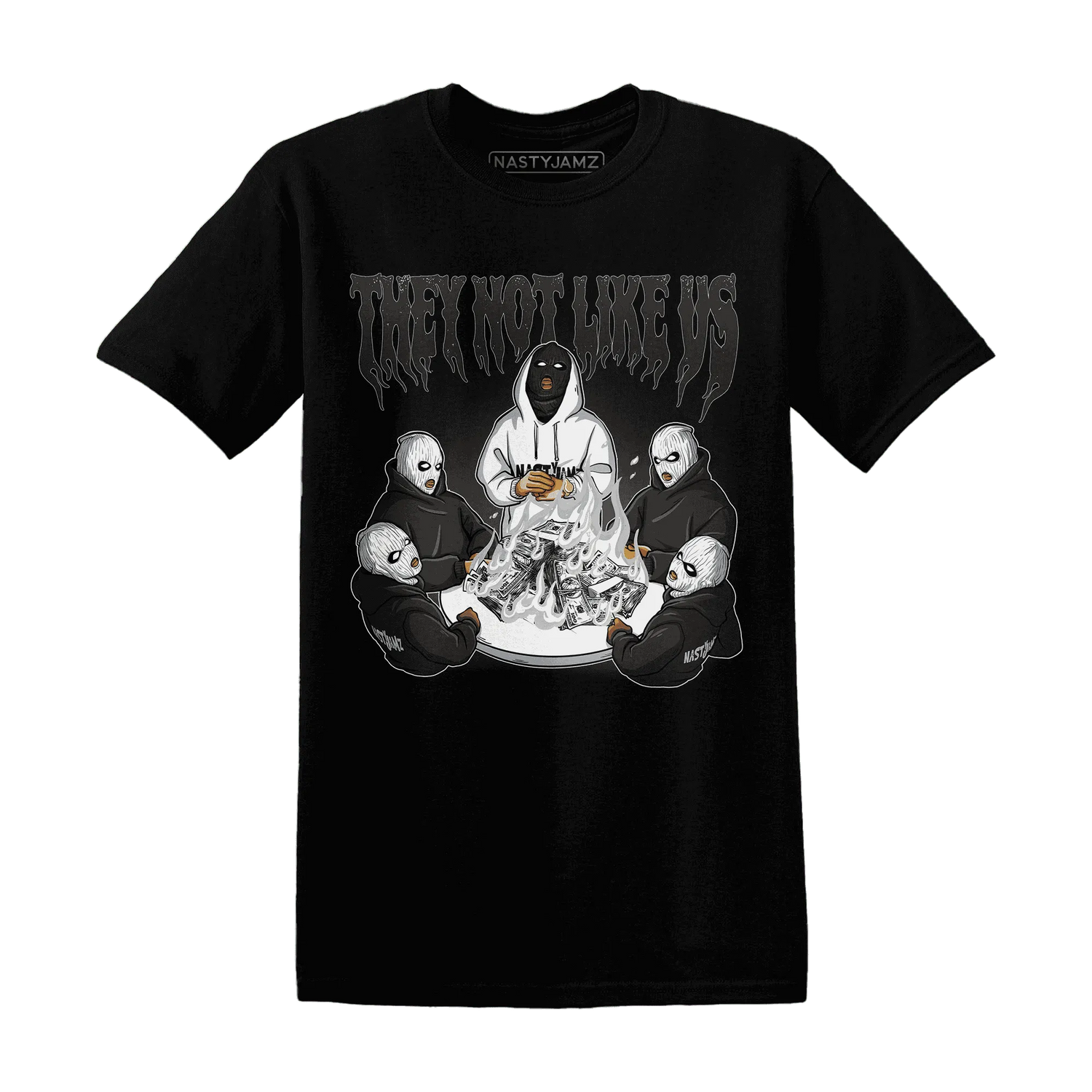 NastyJamz-White-Thunder-4s-T-Shirt-Match-They-Not-Like-Us