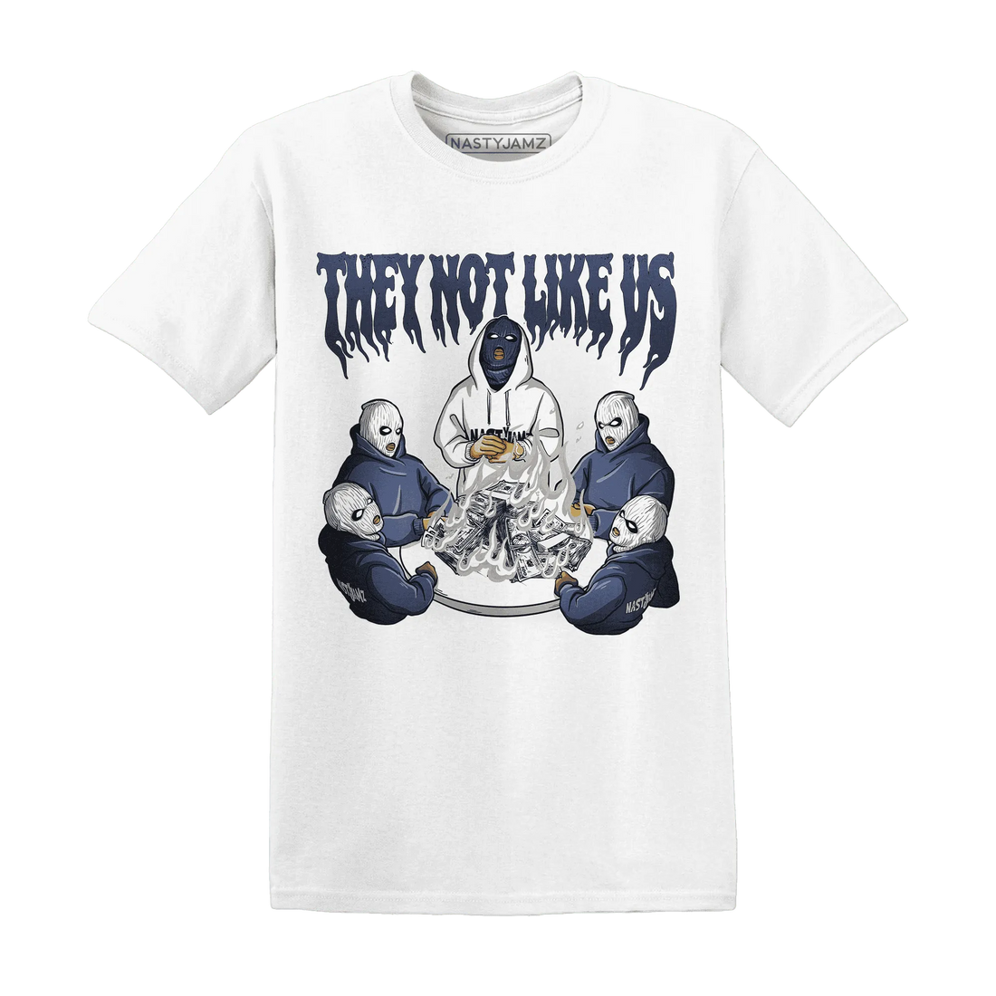 NastyJamz-White-Navy-6s-T-Shirt-Match-They-Not-Like-Us