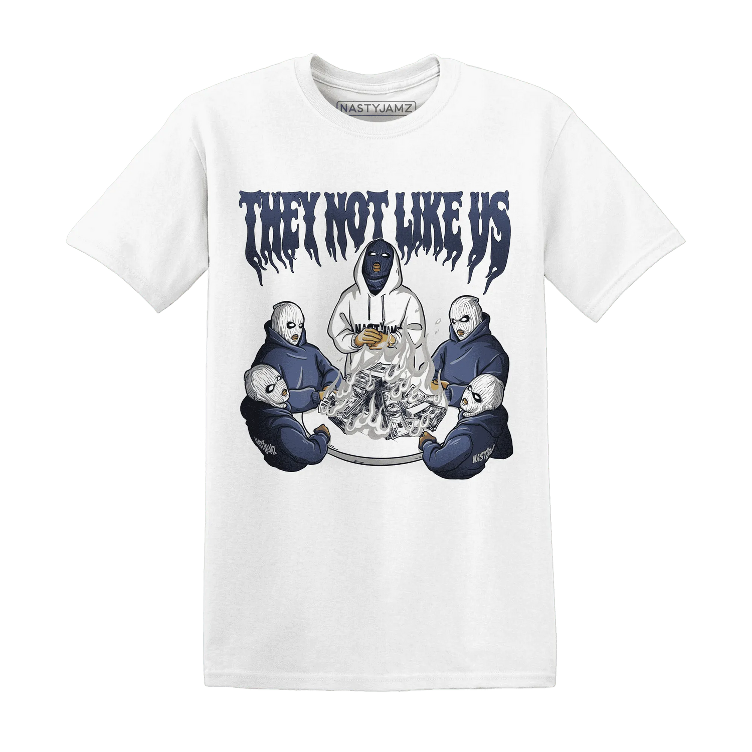 NastyJamz-White-Navy-6s-T-Shirt-Match-They-Not-Like-Us