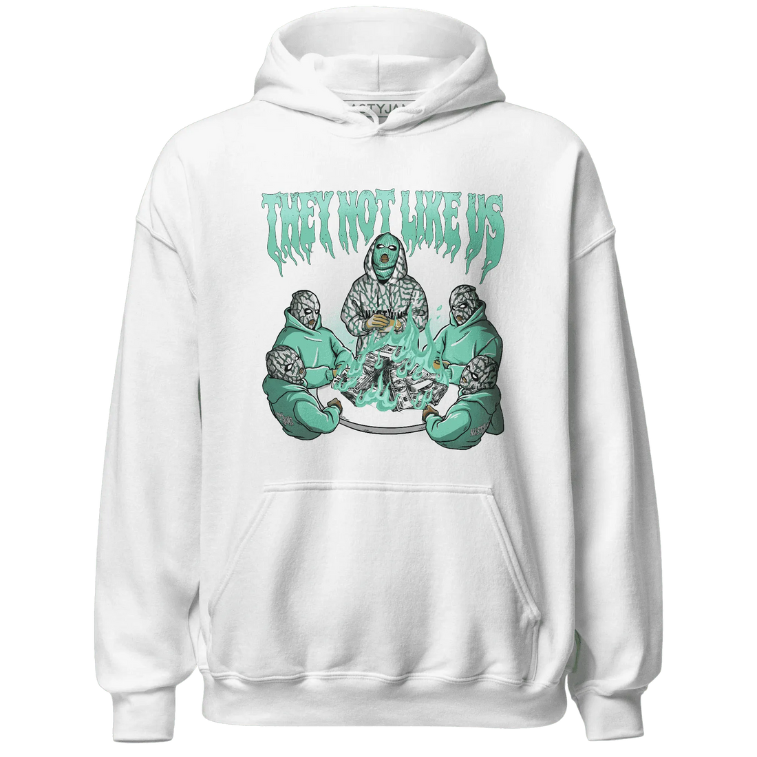 NastyJamz-Green-Glow-3s-Hoodie-Match-They-Not-Like-Us