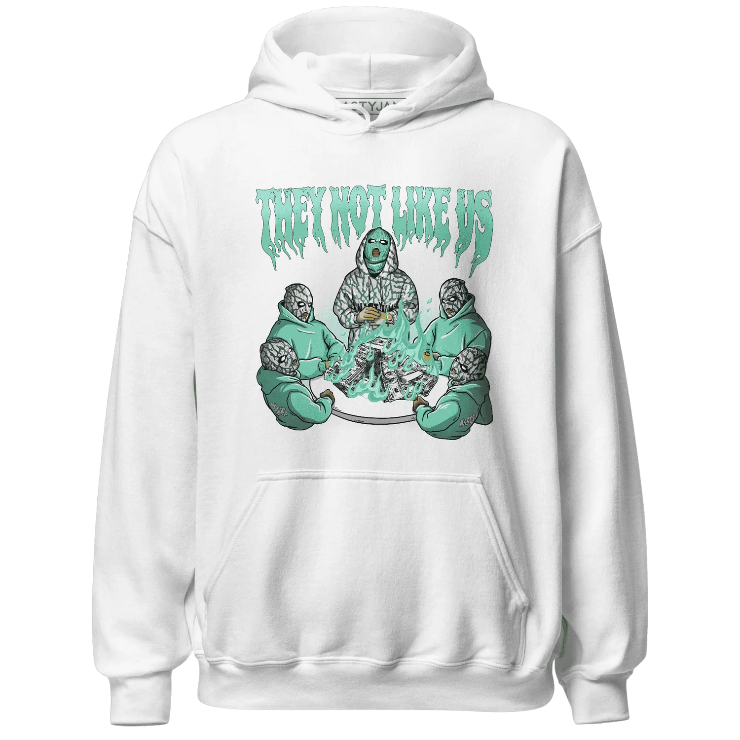 NastyJamz-Green-Glow-3s-Hoodie-Match-They-Not-Like-Us