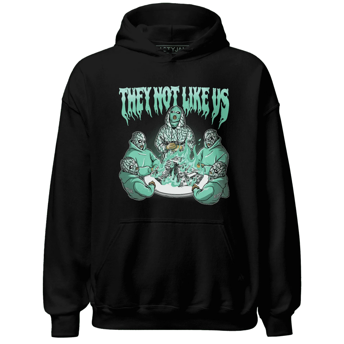 NastyJamz-Green-Glow-3s-Hoodie-Match-They-Not-Like-Us