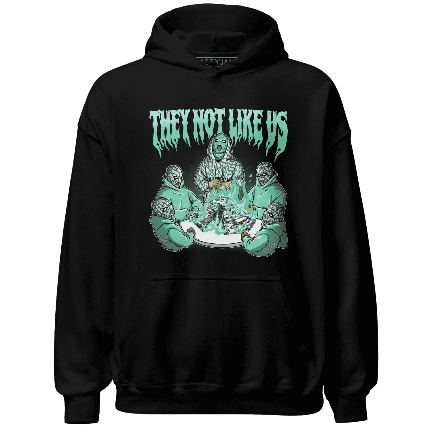 NastyJamz-Green-Glow-3s-Hoodie-Match-They-Not-Like-Us