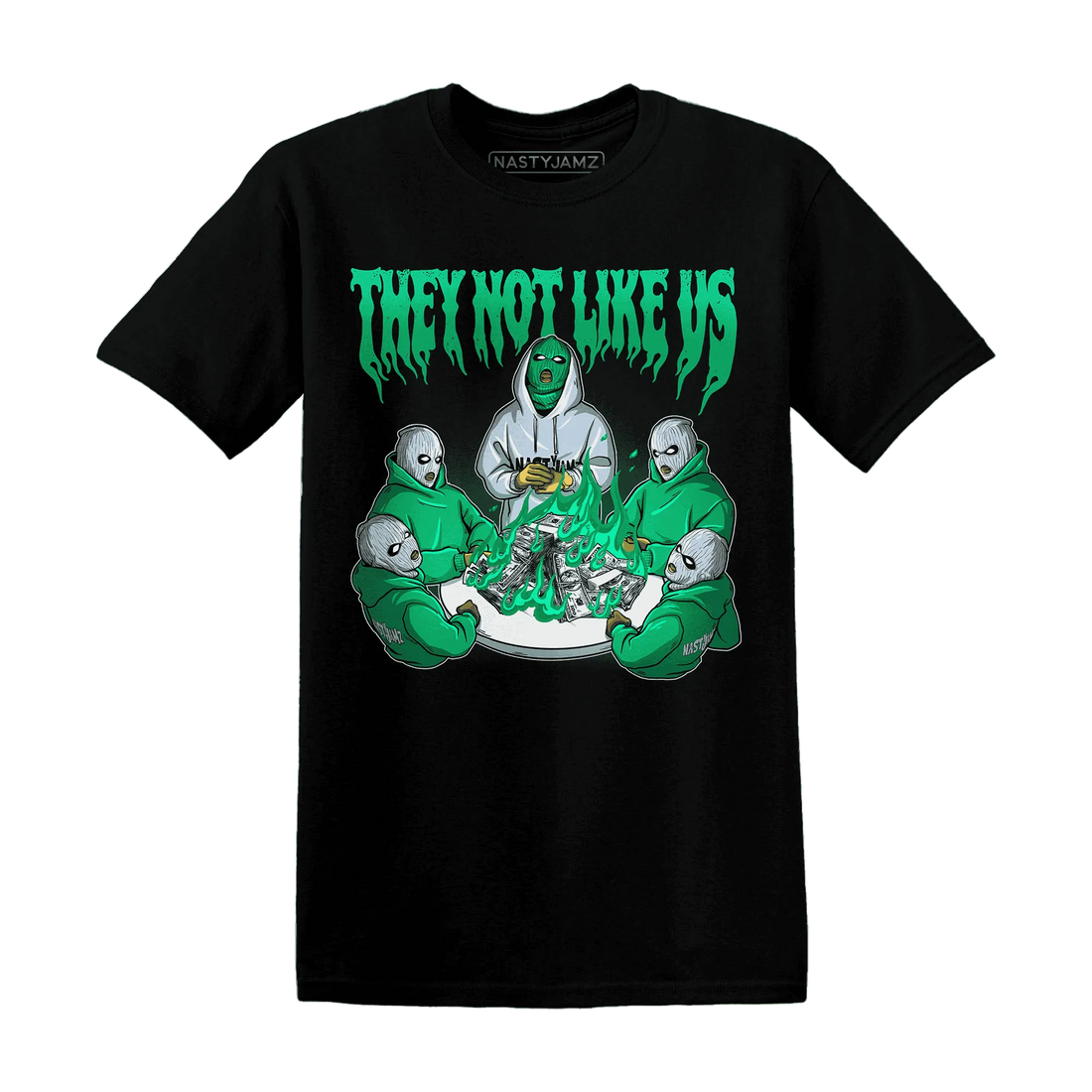 NastyJamz-Lucky-Green-5s-T-Shirt-Match-They-Not-Like-Us