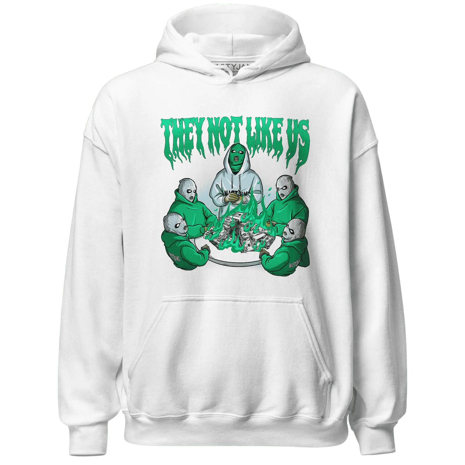 NastyJamz-Lucky-Green-5s-Hoodie-Match-They-Not-Like-Us