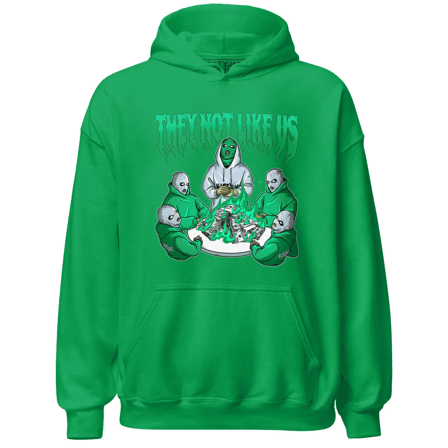 NastyJamz-Lucky-Green-5s-Hoodie-Match-They-Not-Like-Us