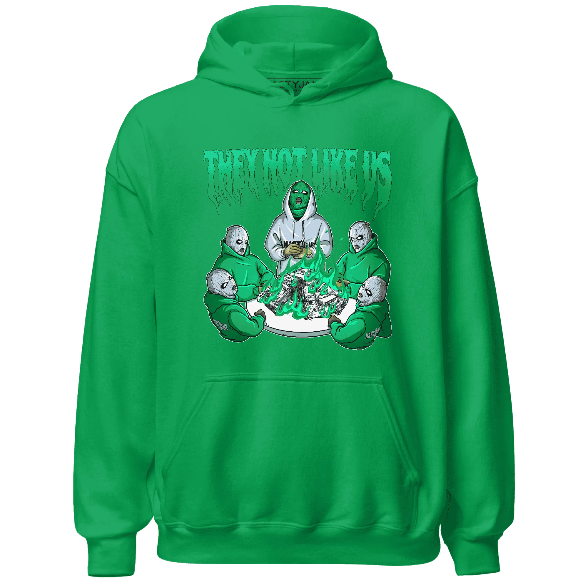 NastyJamz-Lucky-Green-5s-Hoodie-Match-They-Not-Like-Us