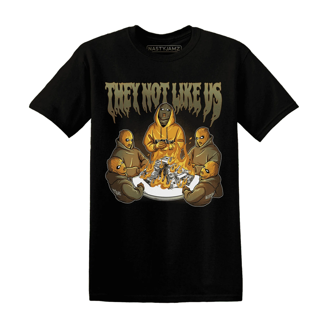 NastyJamz-Olive-5s-T-Shirt-Match-They-Not-Like-Us