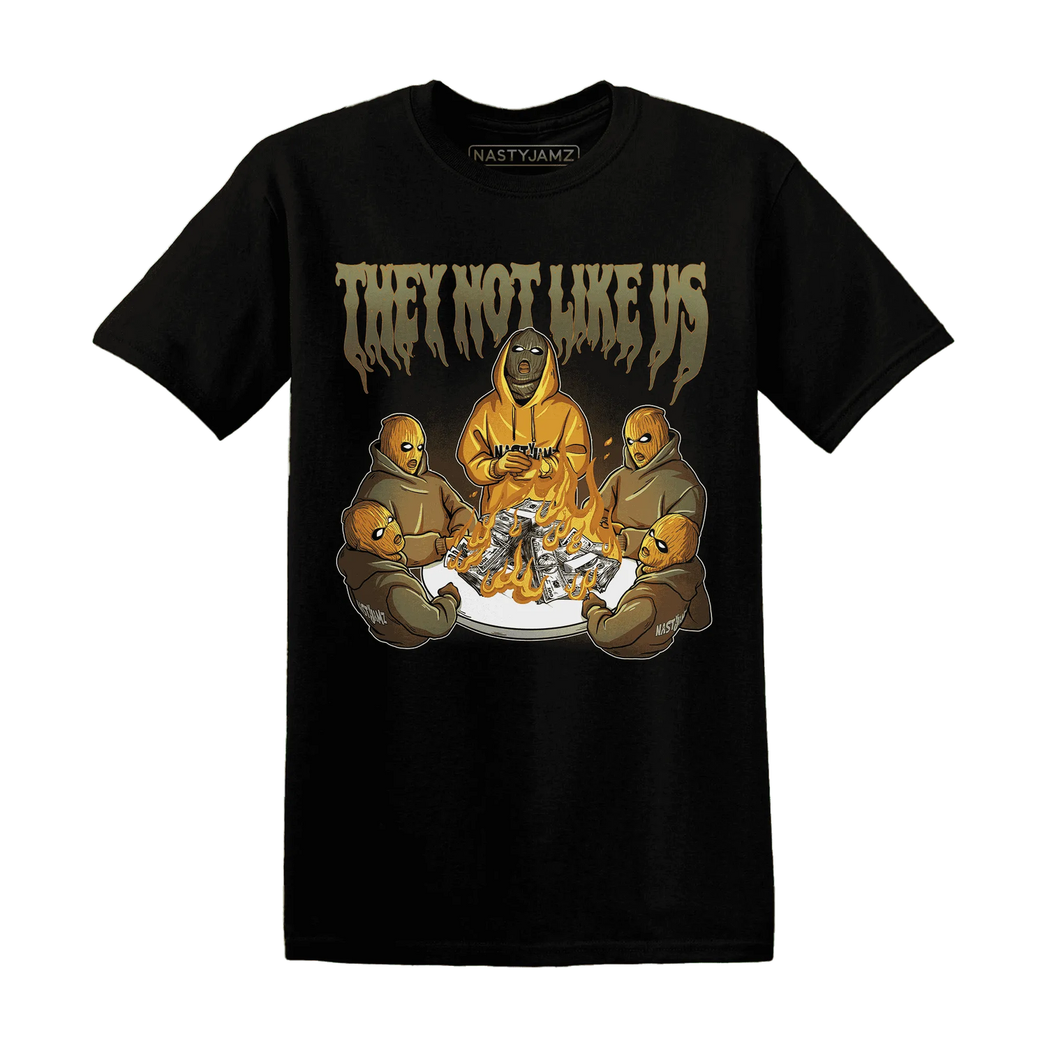 NastyJamz-Olive-5s-T-Shirt-Match-They-Not-Like-Us