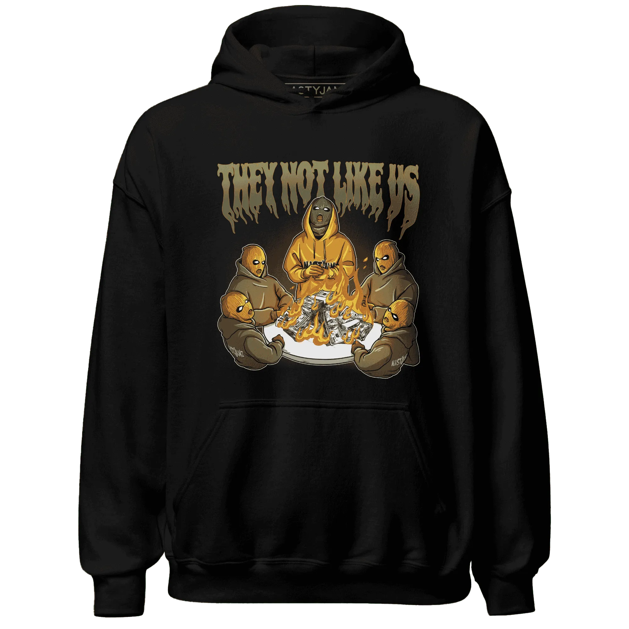 NastyJamz-Olive-5s-Hoodie-Match-They-Not-Like-Us