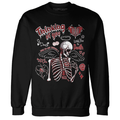 Retro-Red-Taxi-12s-NastyJamz-Sweatshirt-Match-Thinking-Of-You