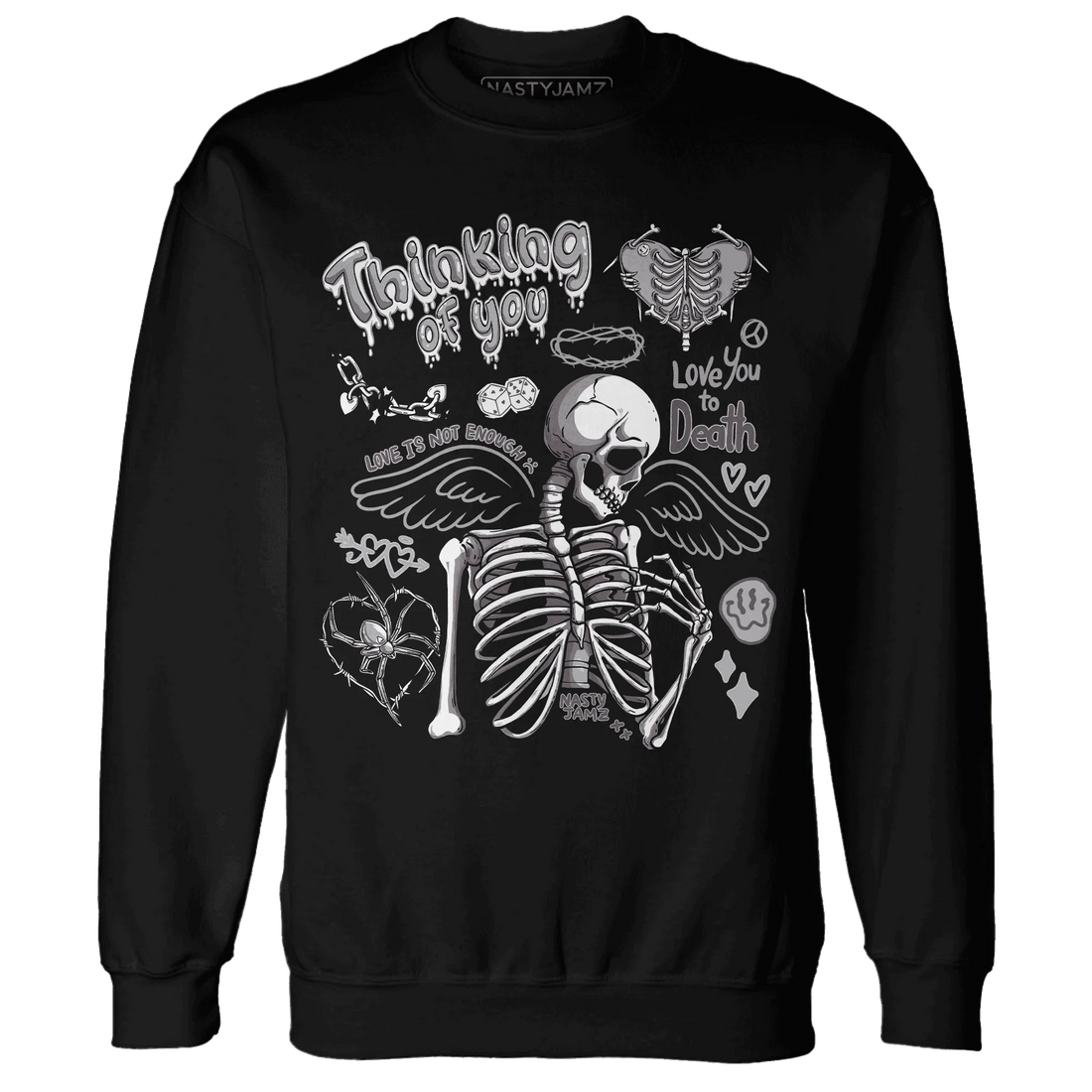 Wolf-Grey-1s-NastyJamz-Sweatshirt-Match-Thinking-Of-You