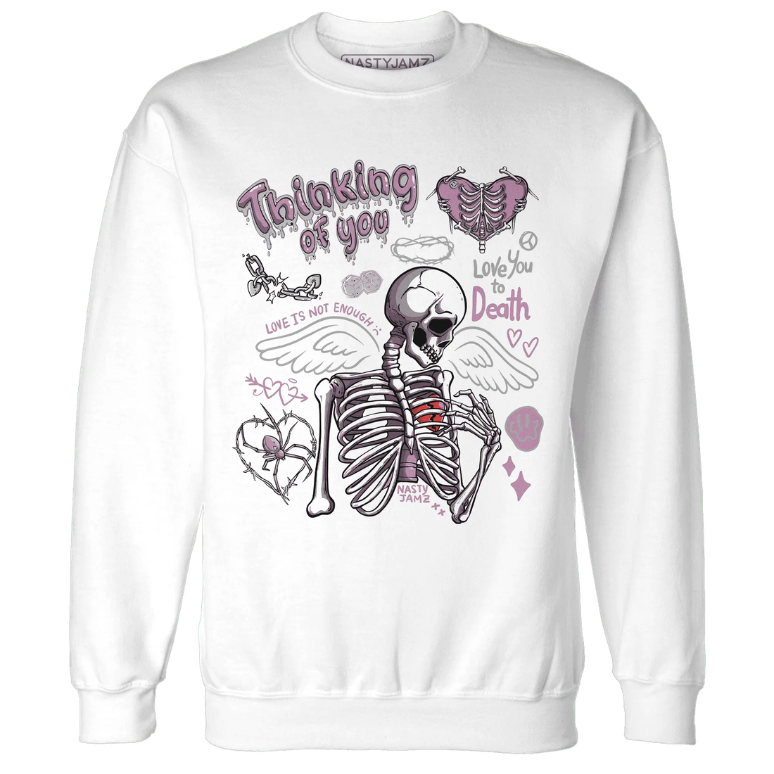 Orchid-Neutral-Grey-Black-White-4s-NastyJamz-Sweatshirt-Match-Thinking-Of-You