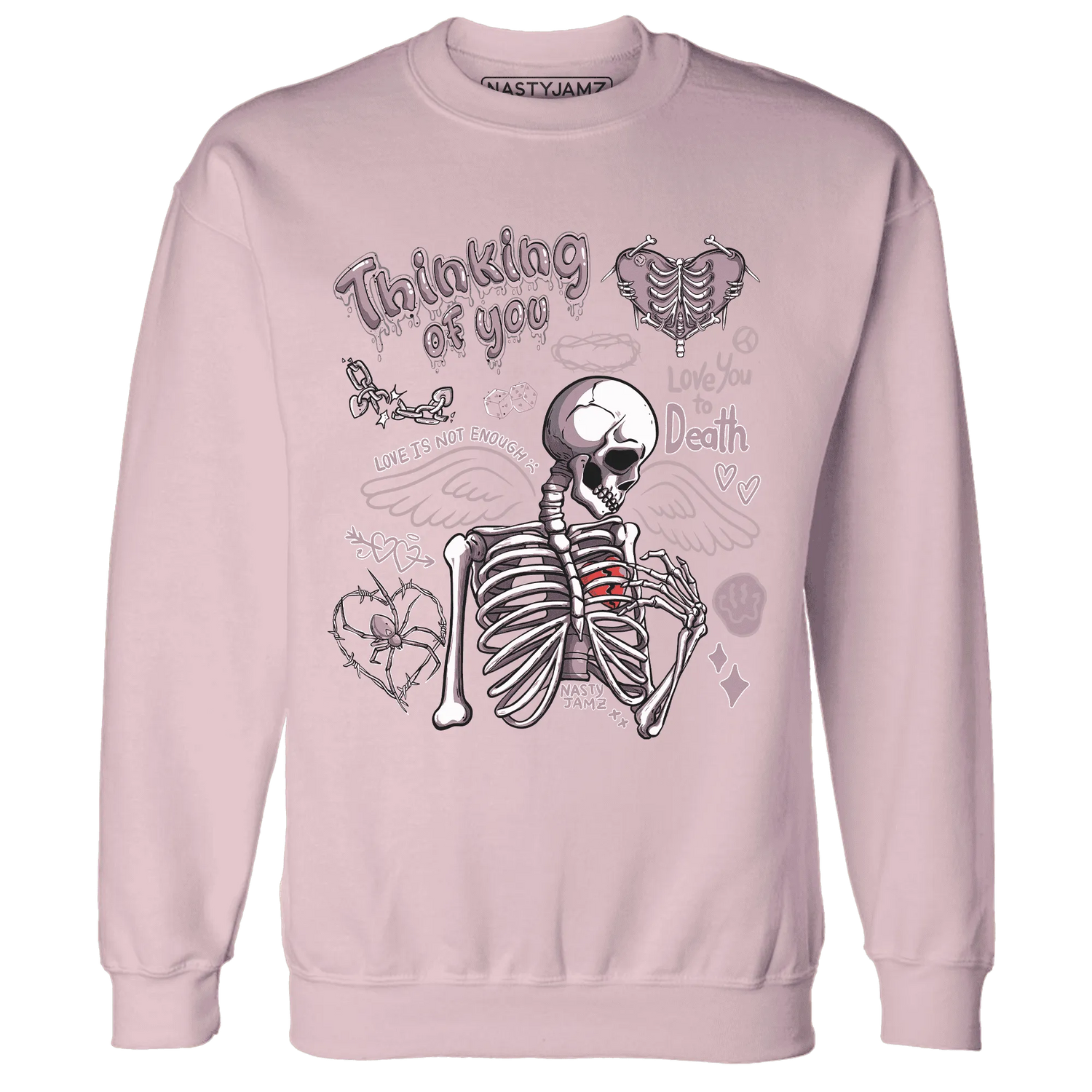 Orchid-Neutral-Grey-Black-White-4s-NastyJamz-Sweatshirt-Match-Thinking-Of-You