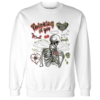 AM-90-Dark-Sage-Solar-Red-NastyJamz-Sweatshirt-Match-Thinking-Of-You