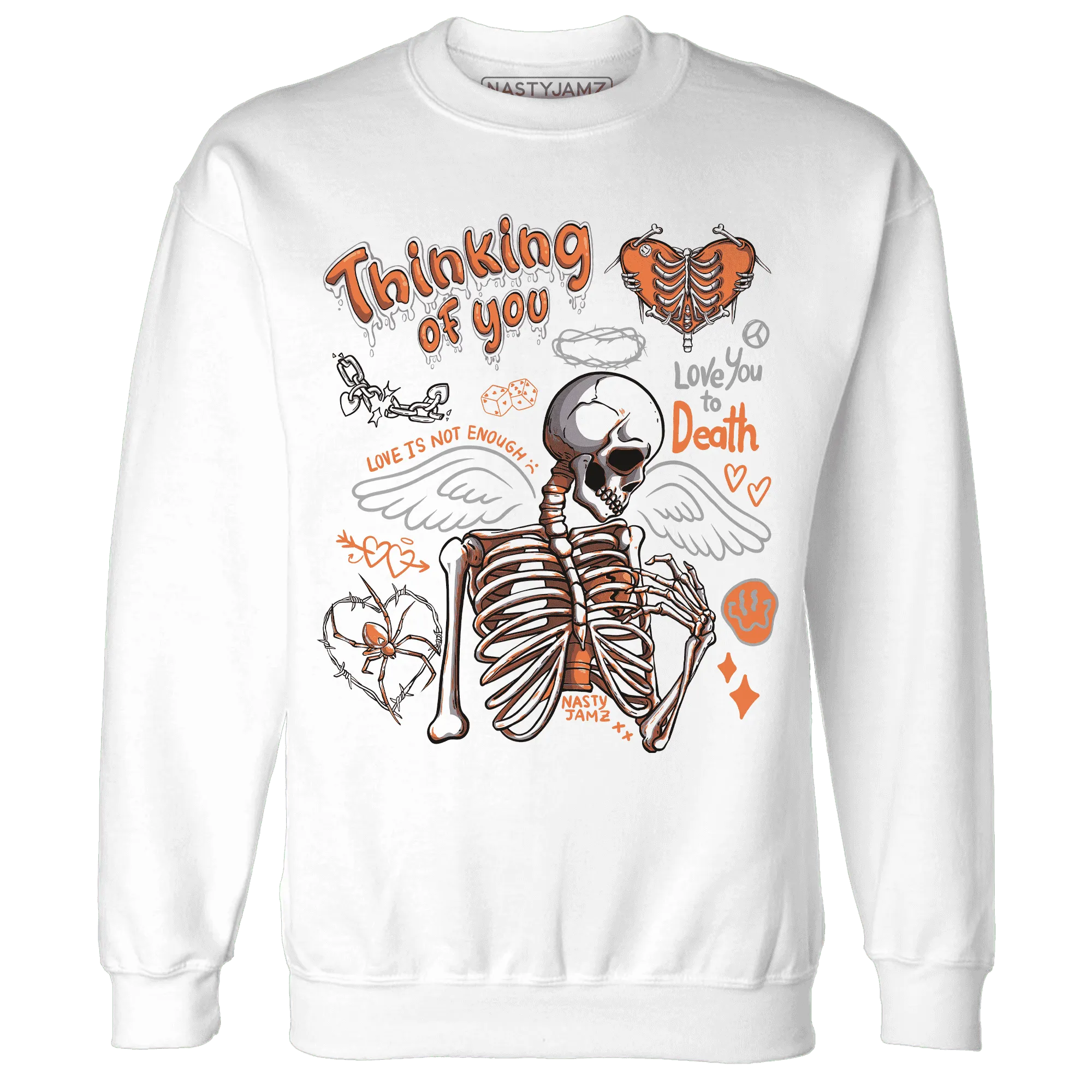 AM-TW-White-Orange-NastyJamz-Sweatshirt-Match-Thinking-Of-You