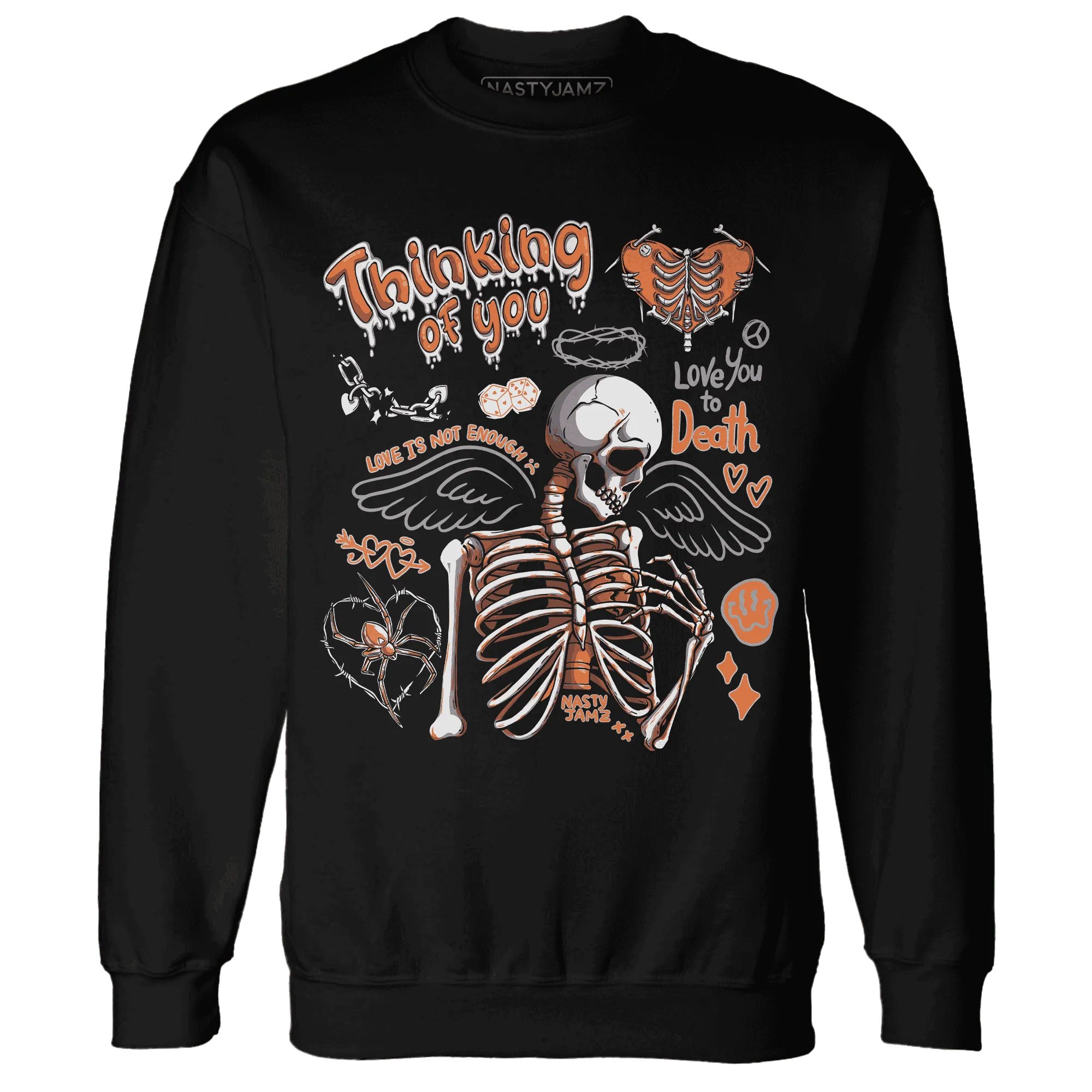 AM-TW-White-Orange-NastyJamz-Sweatshirt-Match-Thinking-Of-You