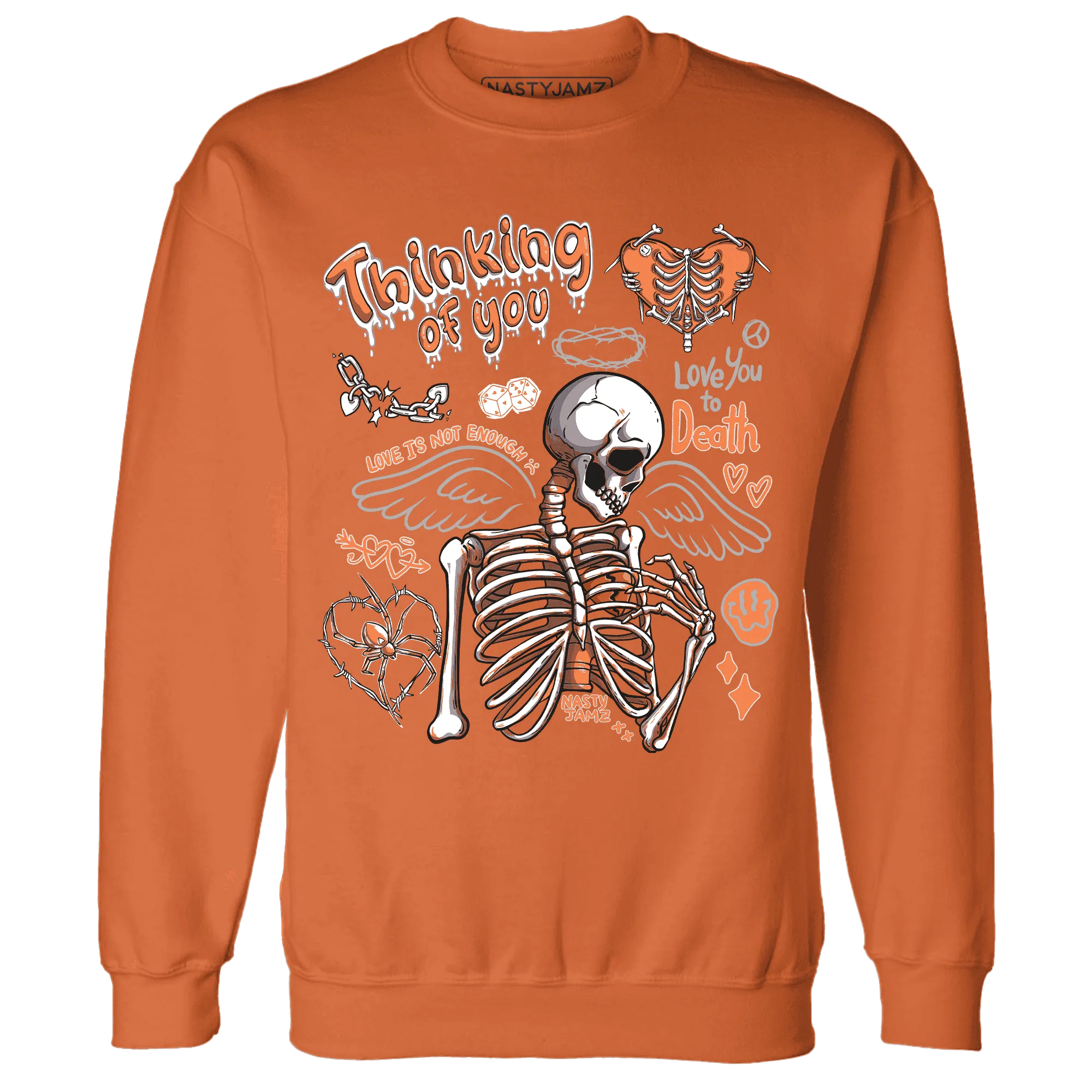 AM-TW-White-Orange-NastyJamz-Sweatshirt-Match-Thinking-Of-You