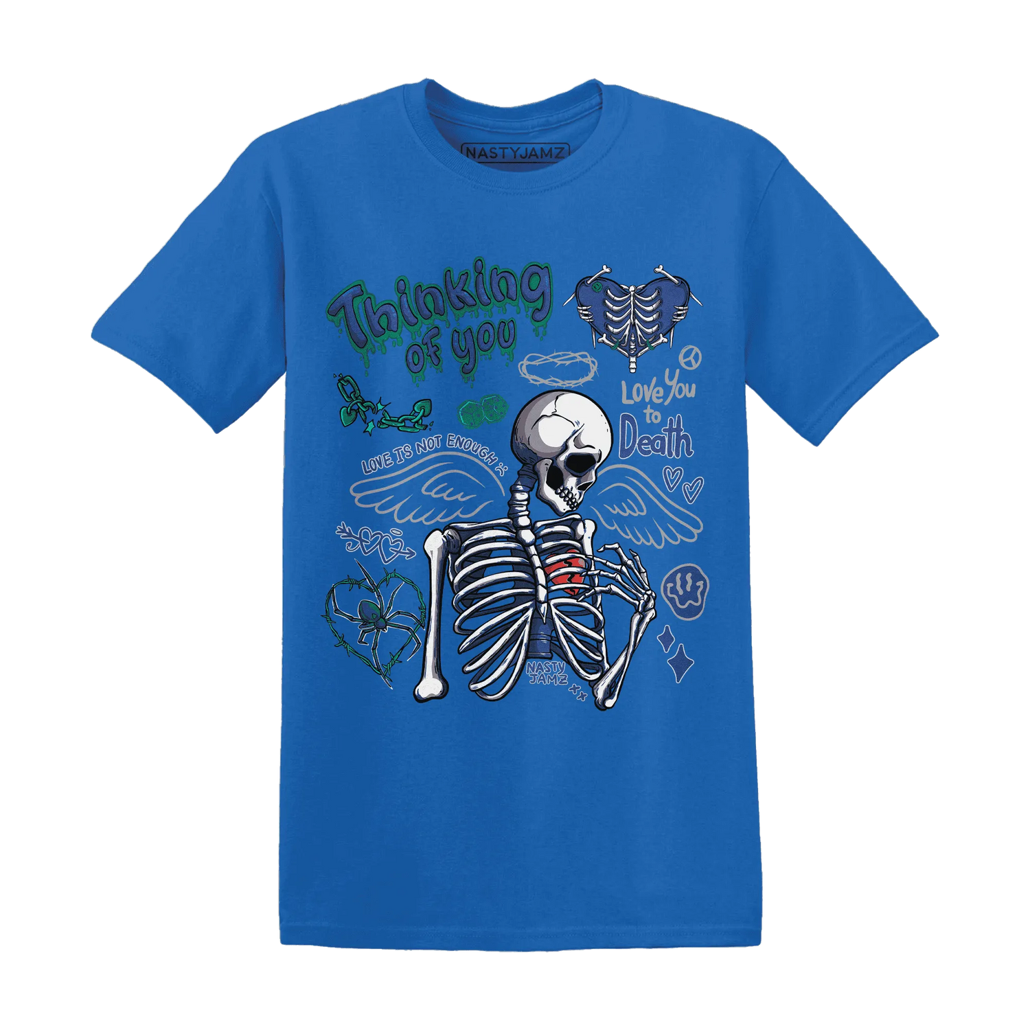 Dunk-Hyper-Royal-Malachite-NastyJamz-T-Shirt-Match-Thinking-Of-You