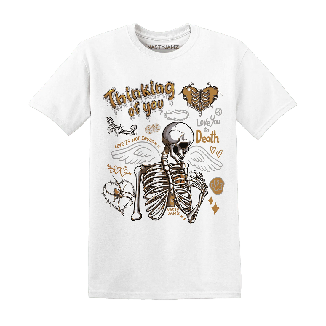 Dunk-Low-Retro-Wheat-Orange-NastyJamz-T-Shirt-Match-Thinking-Of-You