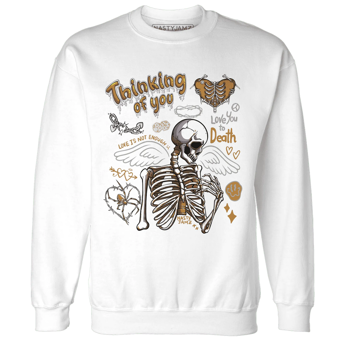 Dunk-Low-Retro-Wheat-Orange-NastyJamz-Sweatshirt-Match-Thinking-Of-You