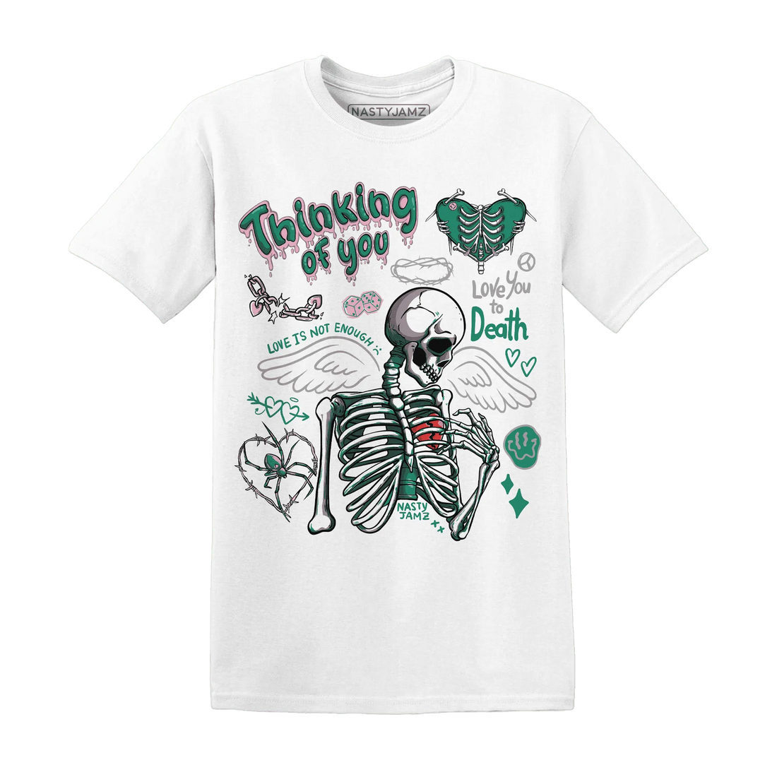 Dunk-Pink-Malachite-Medium-Soft-Low-Sail-NastyJamz-T-Shirt-Match-Thinking-Of-You