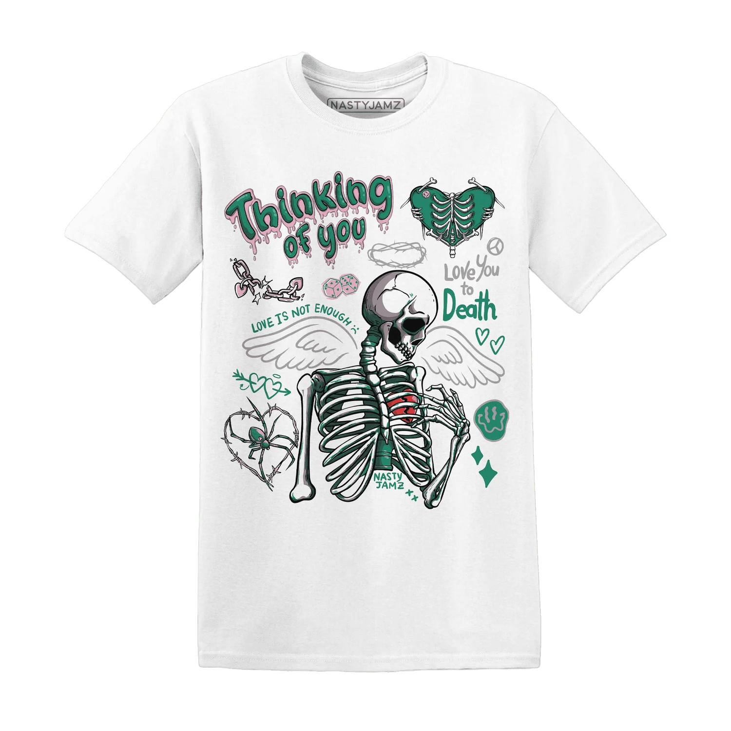 Dunk-Pink-Malachite-Medium-Soft-Low-Sail-NastyJamz-T-Shirt-Match-Thinking-Of-You