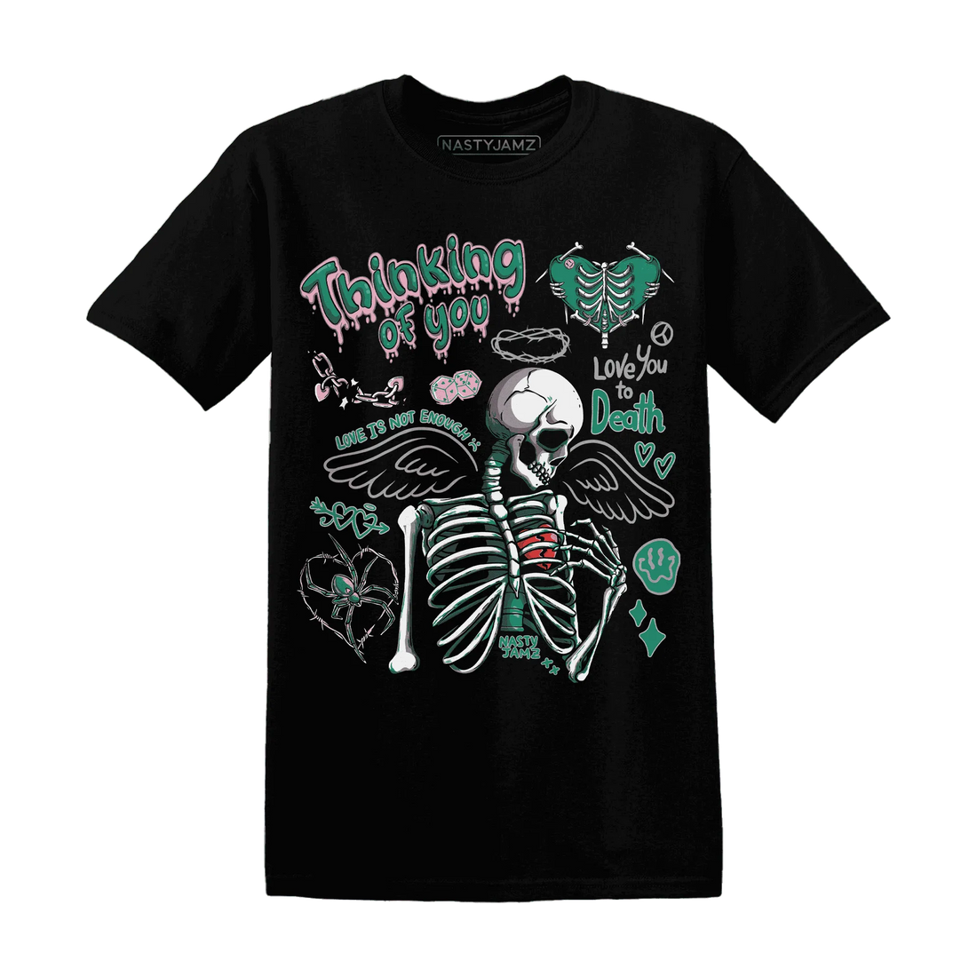 Dunk-Pink-Malachite-Medium-Soft-Low-Sail-NastyJamz-T-Shirt-Match-Thinking-Of-You