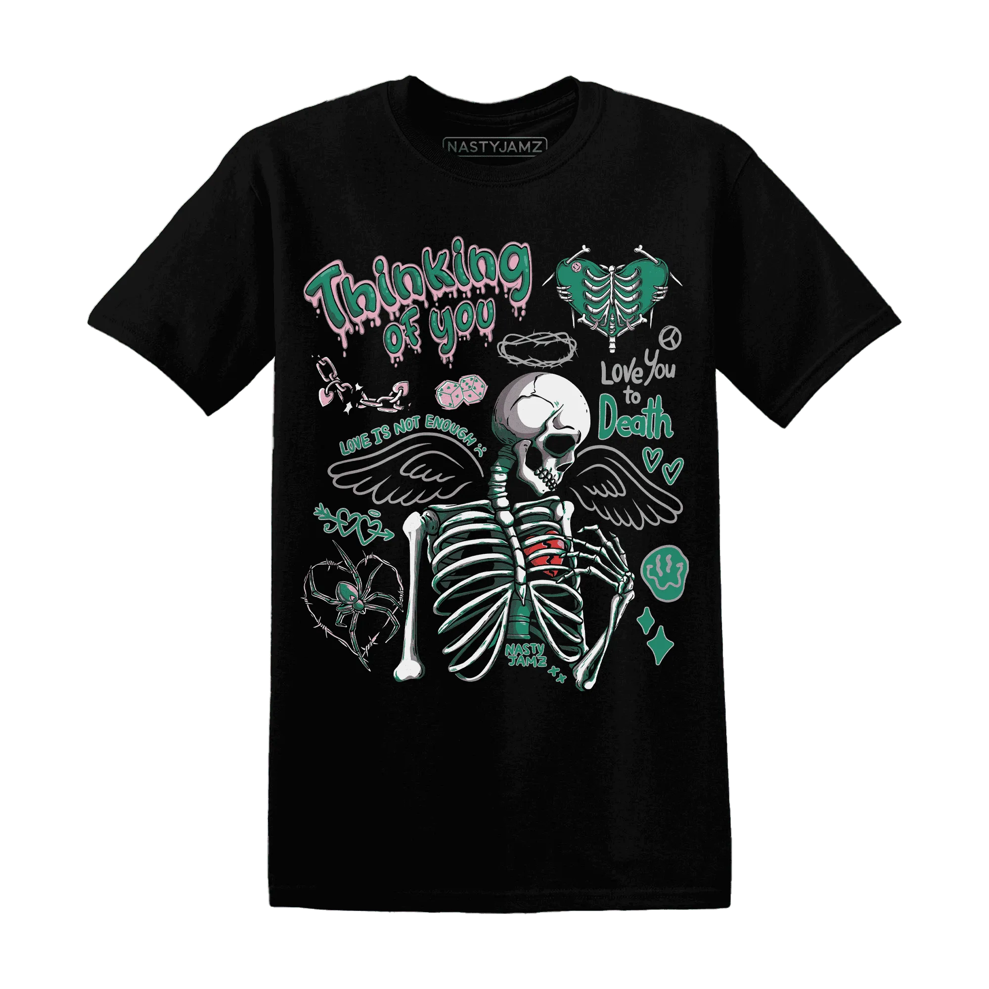 Dunk-Pink-Malachite-Medium-Soft-Low-Sail-NastyJamz-T-Shirt-Match-Thinking-Of-You