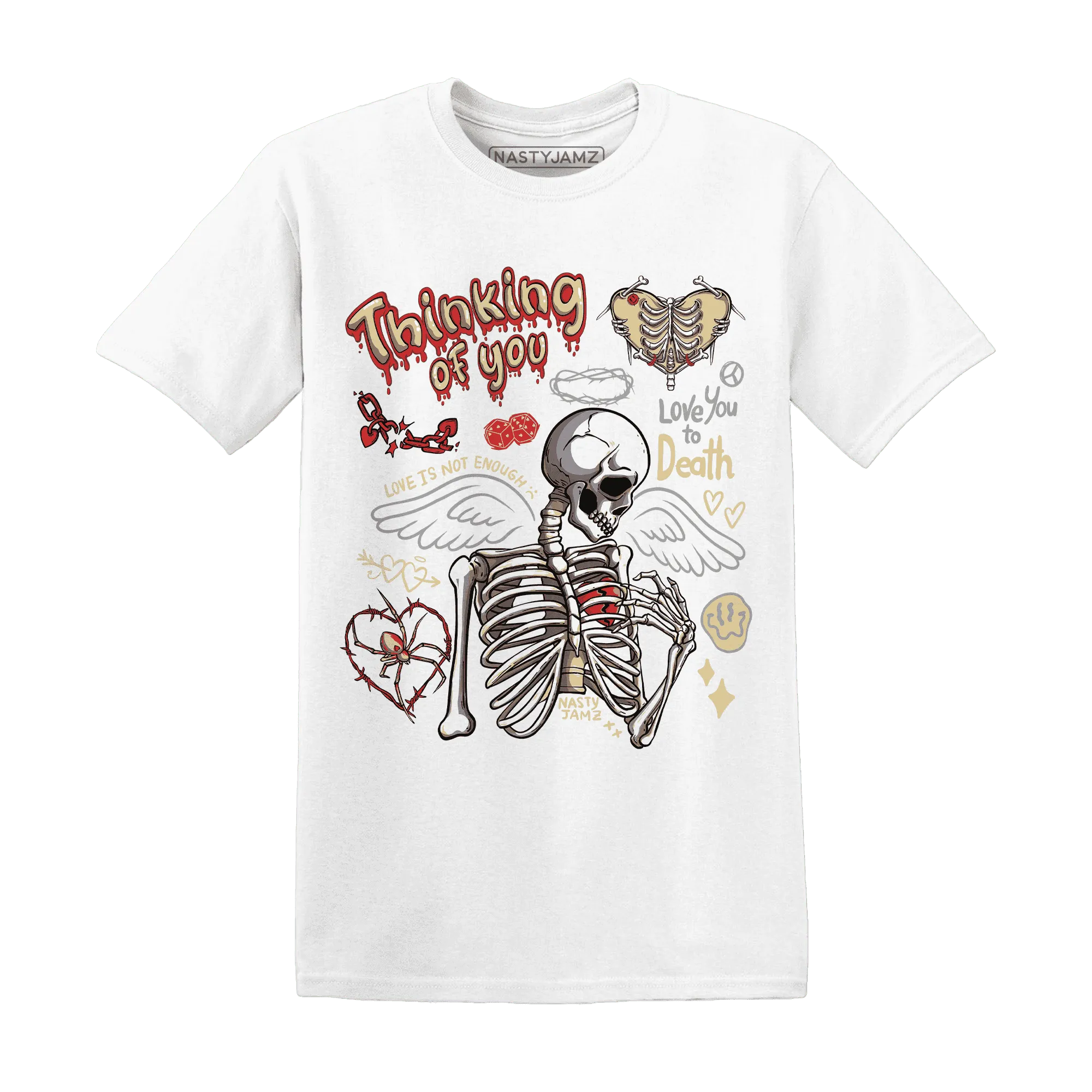 Dunk-Strawberry-Waffle-NastyJamz-T-Shirt-Match-Thinking-Of-You