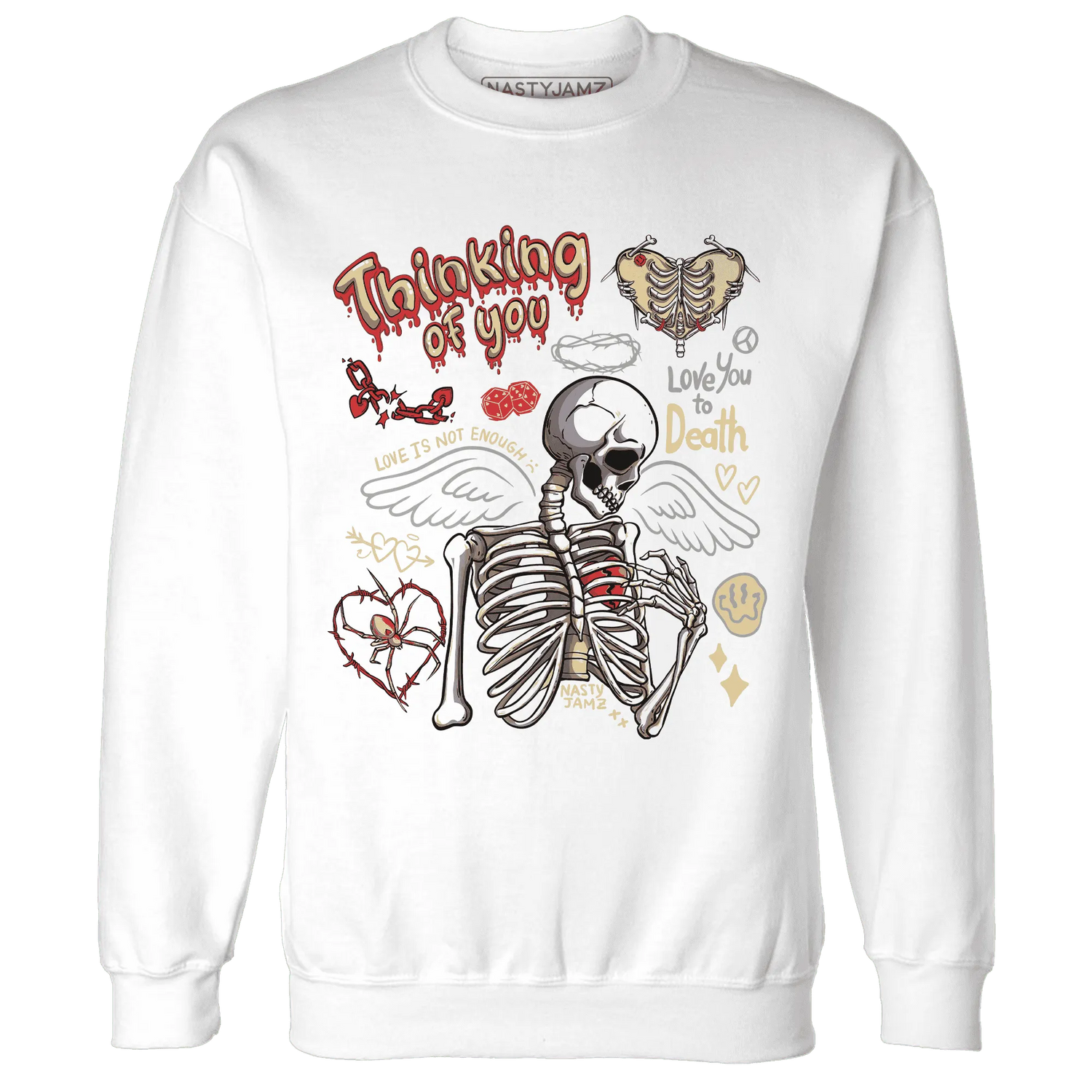 Dunk-Strawberry-Waffle-NastyJamz-Sweatshirt-Match-Thinking-Of-You