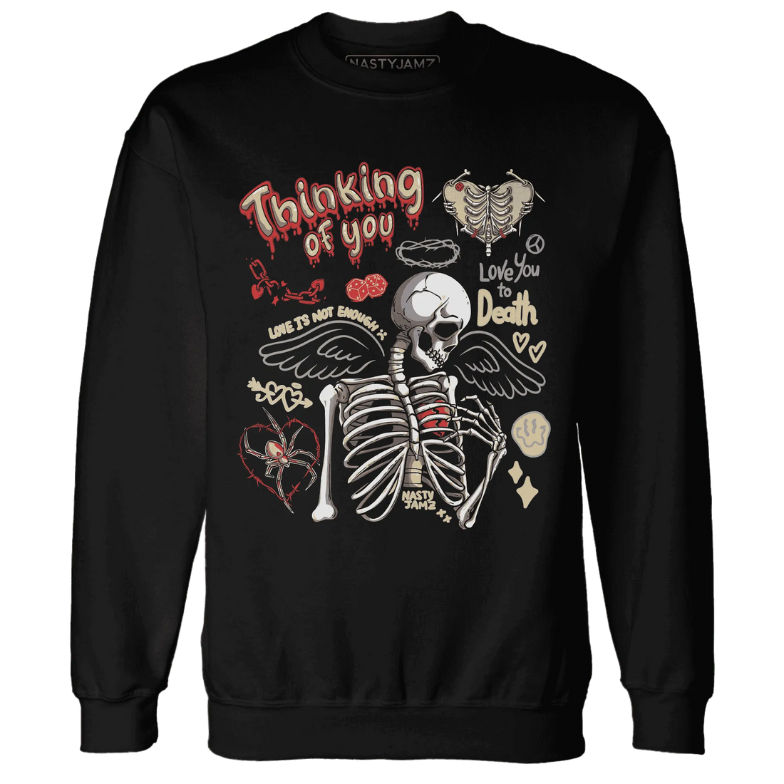Dunk-Strawberry-Waffle-NastyJamz-Sweatshirt-Match-Thinking-Of-You