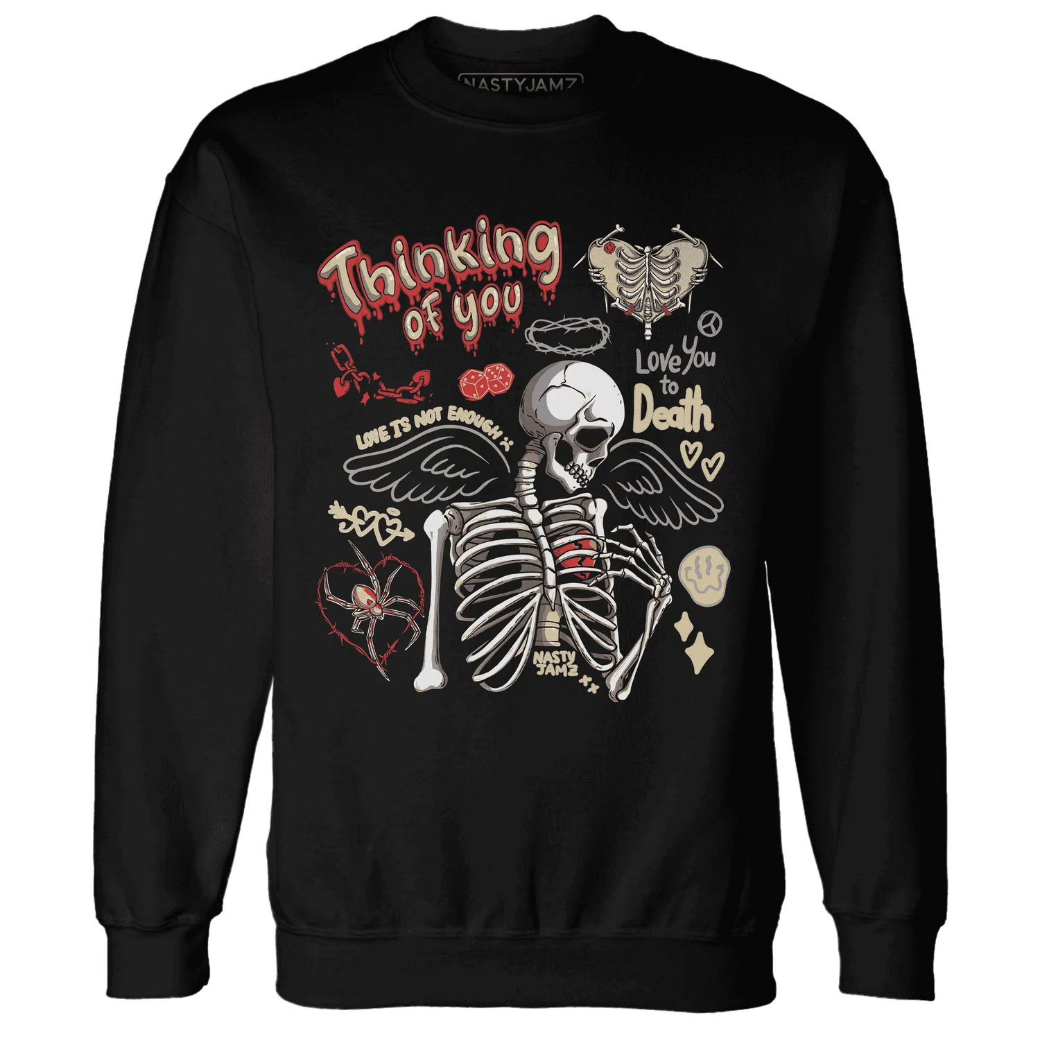 Dunk-Strawberry-Waffle-NastyJamz-Sweatshirt-Match-Thinking-Of-You