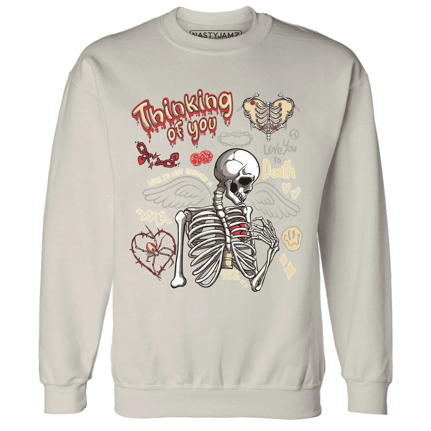 Dunk-Strawberry-Waffle-NastyJamz-Sweatshirt-Match-Thinking-Of-You