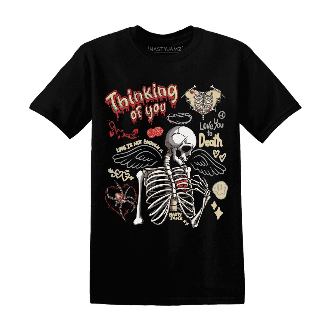 Dunk-Strawberry-Waffle-NastyJamz-T-Shirt-Match-Thinking-Of-You